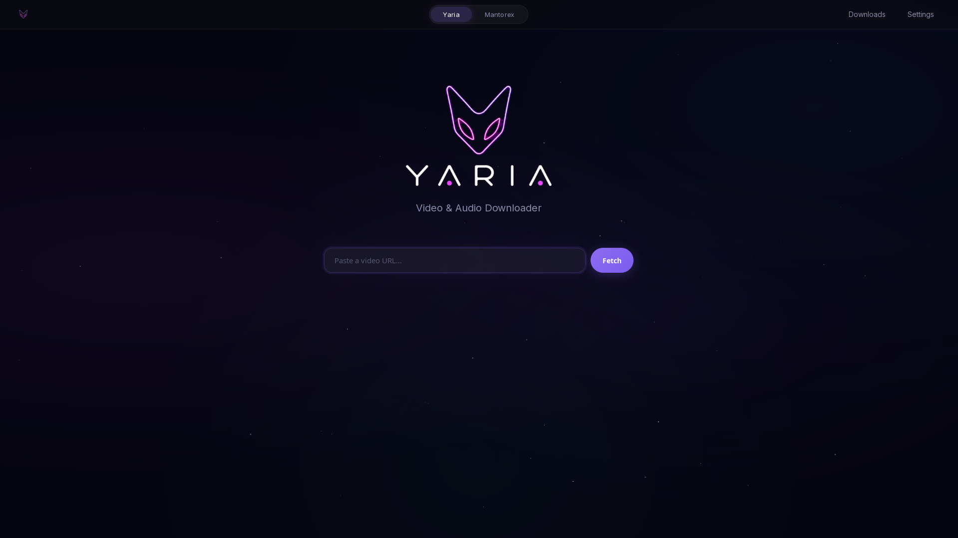 Yaria Video and Audio Downloader
